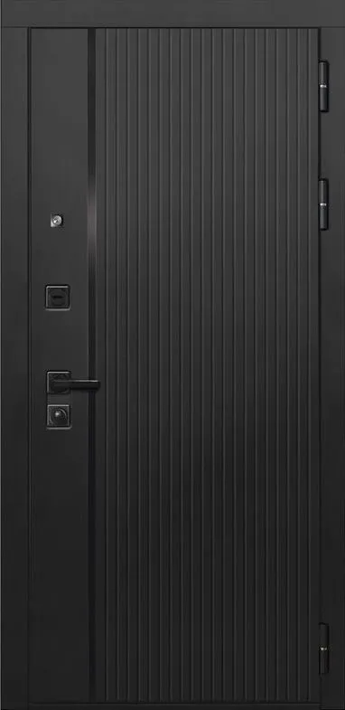 Дверь ДвериПРО L-45 СБ-1 (лак. белое, 16мм, беленый дуб) DPRO221037