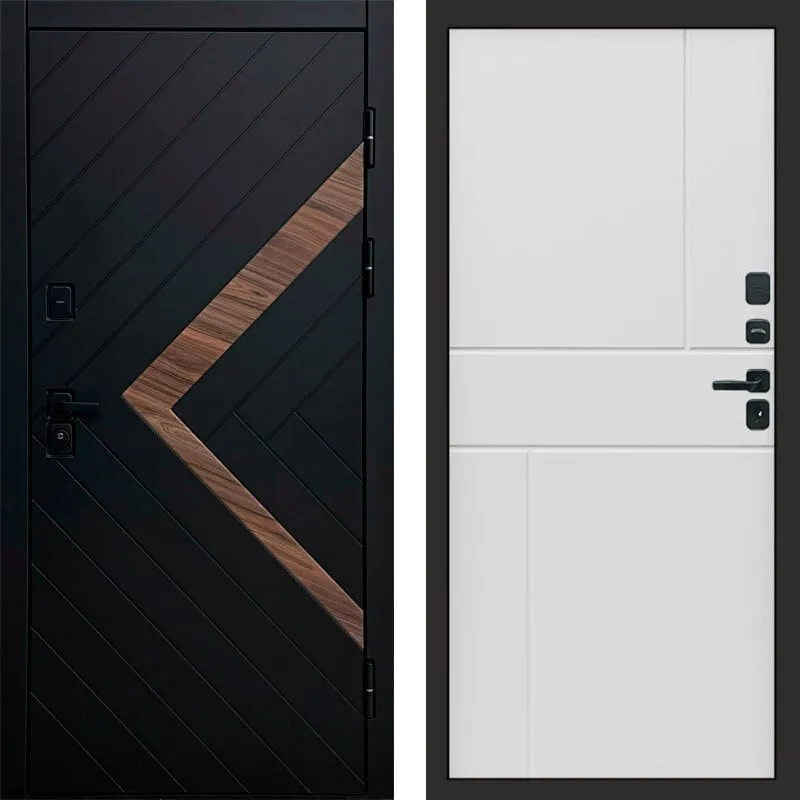 Дверь Дермо-Доор Плэй (черная фурнитура) (квартира) DIS007550